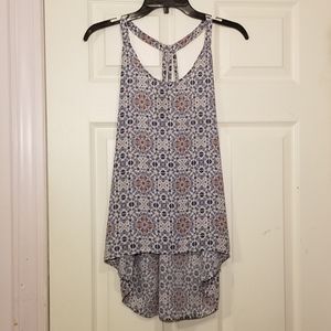 Paper Crane Cute Patterned Sleeveless Top